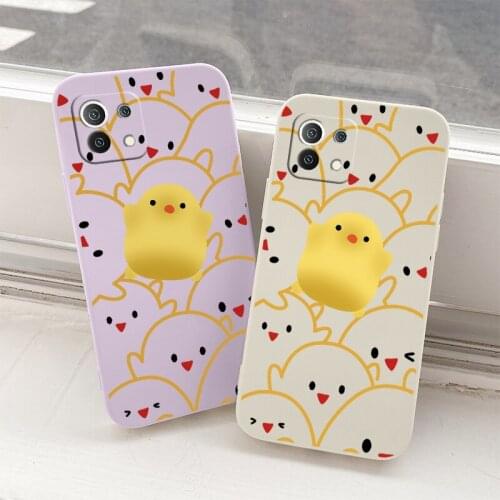 Pet Chicken Phone Case For Xiaomi Mi 11 lite Ultra 11i 10T 9T Pro Soft Back Cover On Lite 10 10S 9 8 lite Pro Poco F2 X2 F3 Pro