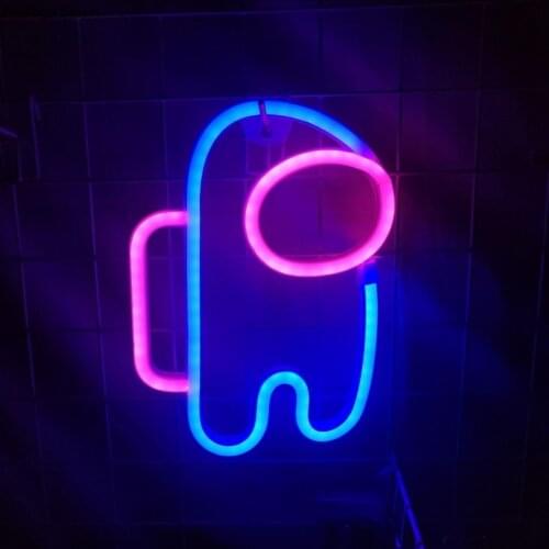 Butterfly Neon Light LED Wall Hanging Light Warm Bedroom Coffee Bar Decoration Cactus Cloud Love Cherry Cute Holiday Decoration