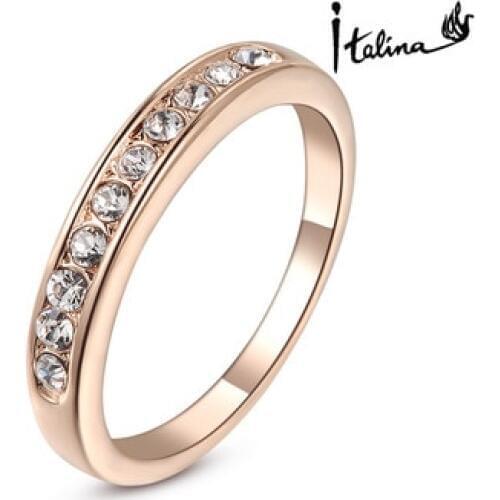 New Sale Brand TracysWing Genuine Austria Crystal Copper gold Color Rings for Women RG91645