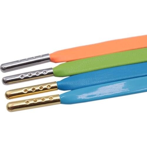 Official Weiou Eye-Catching Laces 7MM Best PU Leather Shoelaces Ultra Durable Cords Clothing Business Bootlace With Metal Aglets