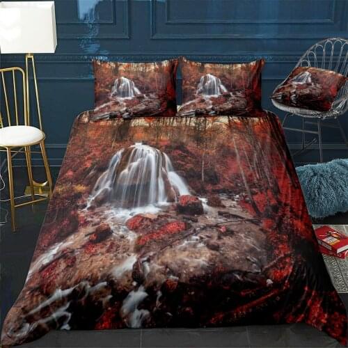 Autumn 5 Quilt Cover Pillowcase 3Piece Comforter Bedding Set With Pillow Case Single Double Duvet Cover Home Decora