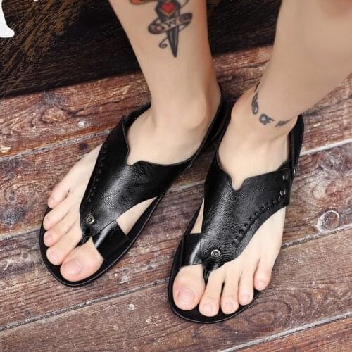 Plage masculina dress men slip platform sandal sandles samool in for outdoor praia geta footwear sandals luxury shoe comfort de