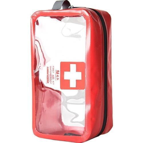 Portable Travel bag Outdoor Camping Survival Medical Bag Big Capacity PVC Transparent Empty First Aid Kit Emergency Medical Box