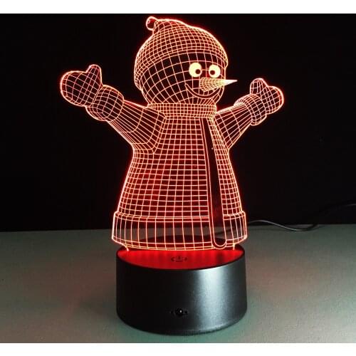 Xmas Series Christmas Decorations Home Party 3D Lamp LED Night Light Luminaria Santa Claus Tree Snowmen Christmas&New Year Gifts