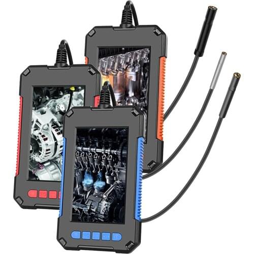 4.3Inch Screen 3.9mm/5.5mm/8mm 2MP 1080p HD Dual Lens Handheld Endoscope Portable Inspection CMOS Borescope Microscope