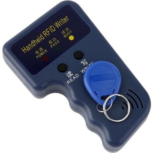 RFID Card Reader Copier Writer Duplicator Programmer Rewritable ID Keyfob Tags Handheld 125Khz Copier