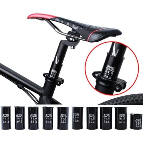 Bicycle Seat Seatpost Seat Tube Adjustable Sleeve Conversion Sleeve 31.6-33.9 Bike Seat Post Tube Reducing Sleeve Adapter