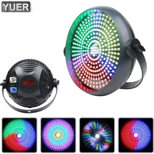 325X0.2W RGB 3IN1 Pixel Strobe Par Light Stage Marquee Fireworks Clock Effect DMX512 DJ Disco Party Bar Indoor Christmas Lights