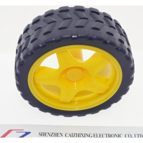 SUQ 2pcs/lot supporting wheels smart car chassis,Tire, robot car wheels for arduino