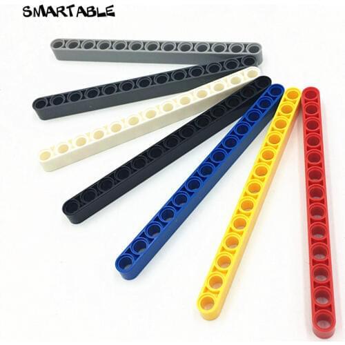 Smartable Technic Beams Liftarm 1X13 Straight Building Blocks Part DIY STEAM Toys For Kids Compatible Technic 41239 30pcs/lot