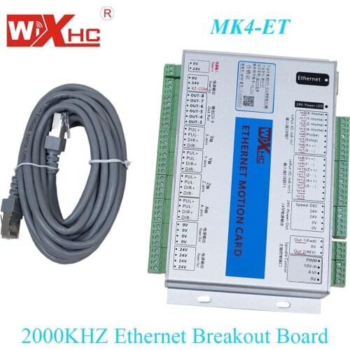 XHC Brand hot selling 4 Axis Ethernet Mach3 Motion Control card for CNC woodworking Router used