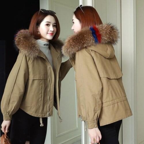 Short coat Down Cotton clothing female New Stylish clothes Tops 2020 winter Womens jacket with ahood warm Padded jackets Ladies