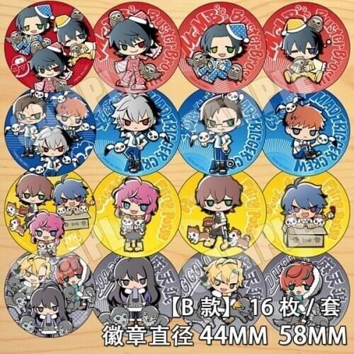1pc 58mm Division Rap Battle，Hypnosis Yamada Jiro Yamada Ichiro Badges Brooch pins acrylic broche