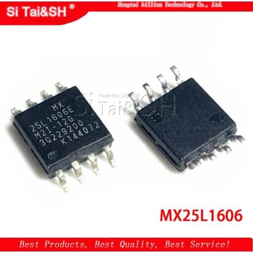 10pcs MX25L1606EM2I-12G MX25L1606E MX25L1606 2MB SOP8 16MBit