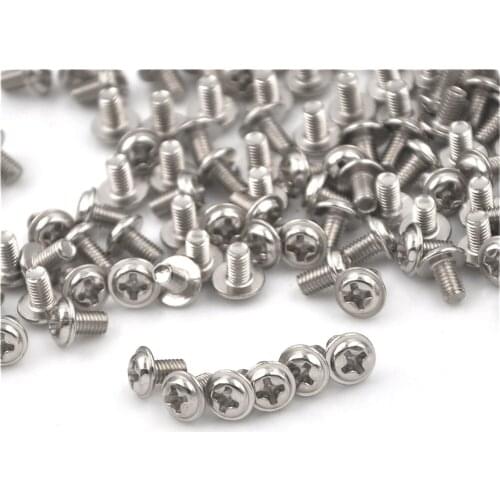 100Pcs Computer PC Case Hard Drive Precision PSU 6/32" Hex Screws