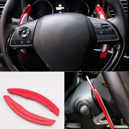 Car Styling 2PCS Steering Wheel DSG Paddle Shifters Extensions For Mitsubishi Eclipse Cross 2018 2019