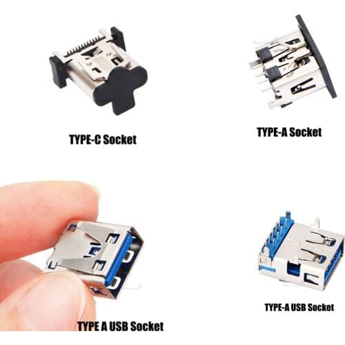30PCS New interface For PS5 Compatible Port Socket Interface For PlayStation5 Connector Support Type-C Charger Socket