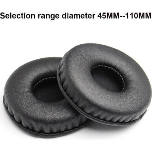 Sponge PU Earpad 45MM-110MM Foam Ear Pads 70mm 80mm 90mm Cushions for Sony for AKG for Sennheiser for ATH for Philips Headphones