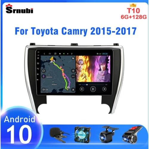 Android 10 2 Din Car Radio For Toyota Camry 7 XV 50 55 2015 2016 2017 Multimedia Video Player GPS Navigation 4G WIFI Car stereo