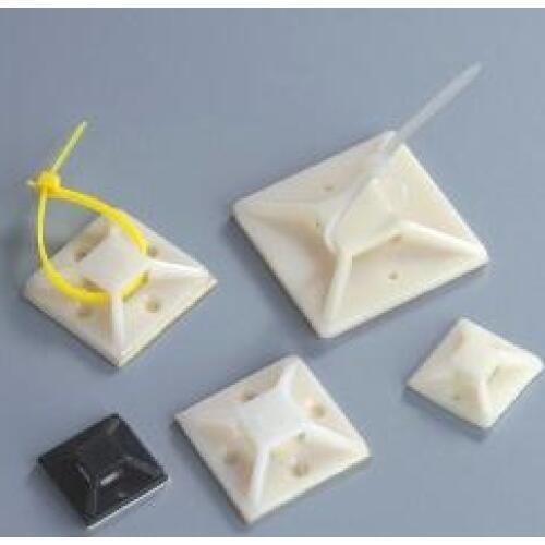 Free Shipping 20mm*20mm 1000pcs Cable Tie Mounts absorb plate