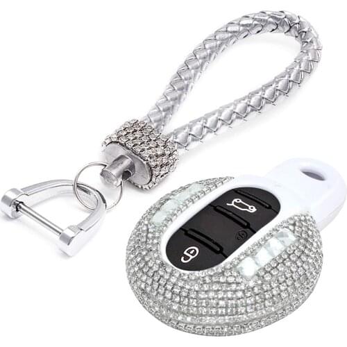 Key Fob Case Cover Keychain for Mini Cooper Remote Control Smart Key Protective Shell Bag F54 F55 F56 F57 F60 F Series
