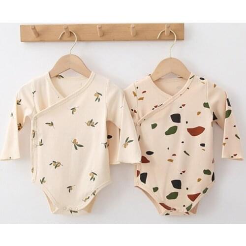 Spring Autumn Baby Girls Clothes Korean Style Toddler Baby Boys Girl Romper Cotton Long Sleeve Newborn Baby Girl Boys Jumpsuit