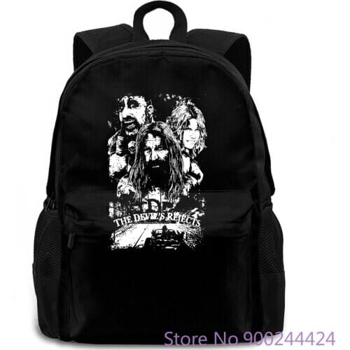 The Devils Rejects Captain Spaulding horror - Custom Black Loose Black Homme women men backpack laptop travel school adult
