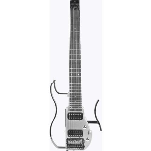 ALP Headless Travel Electric Guitar Double Humbucker AD7-200 Ebony finger board foldable guitar