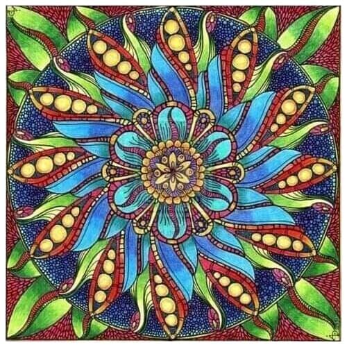 Evershine 5D DIY Diamond Painting Flower Handicraft Needlework Mandala Picture Of Rhinestones Embroidery Crystal Painting