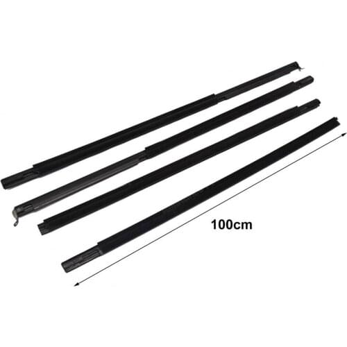 Pajero Cheetah Lancer door and window glass exterior water pressure strip sealant strip glass outer pressure strip passat b5