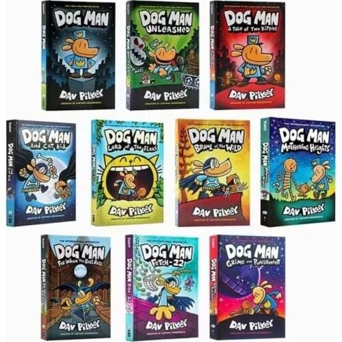 Sleuth Dogs comic book series all 5 in English and Chinese manga book set in english books for childrens and teen & Young Adults