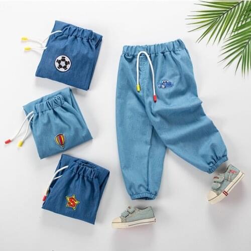 Summer Childrens Trousers Baby Boys Girls Mosquito Pants Thin Loose Casual Toddler Kids Long Pants Baby Clothing