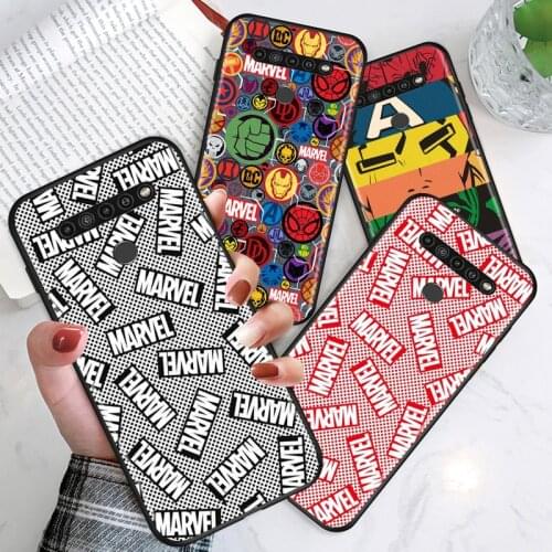 Marvel Fashion Logo For LG G8 V30 V35 V40 V50 V60 Q60 K40S K50S K41S K51S K61 K71 K22 K31 K42 K92 ThinQ 5G Phone Case