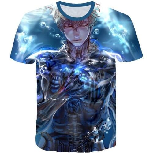 NEWANIME One Punch Man Printed Men T Shirt Fashion Cool Harajuku Confortable 3d Tshirt Casual T-shirt for Men Streetwear Tops