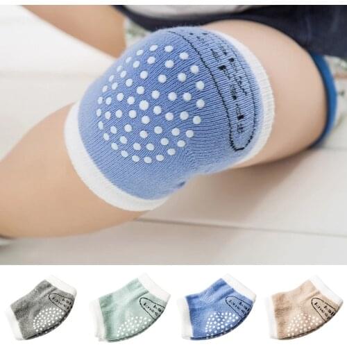 Baby Knee Pads Elbow Toddler Pads Leg Socks Crawling Safety Crawl Toddler Infant Protector Cushion Mesh warme Pad Socks 0-3year