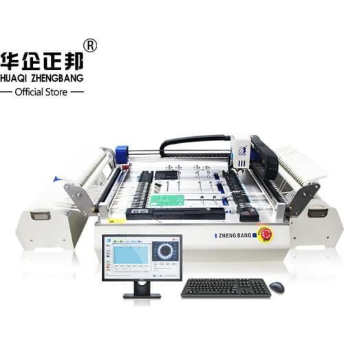 Desktop SMT pick and place machine ZB3245TSS, 54pcs feeders , closed loop control , with Win7 system , 220V/110V