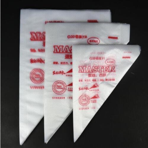 10Pcs/bag Disposable Piping bag Icing Nozzle Fondant Cake Decorating Pastry Tips Tools Cream Bags Small Large Size cake tools