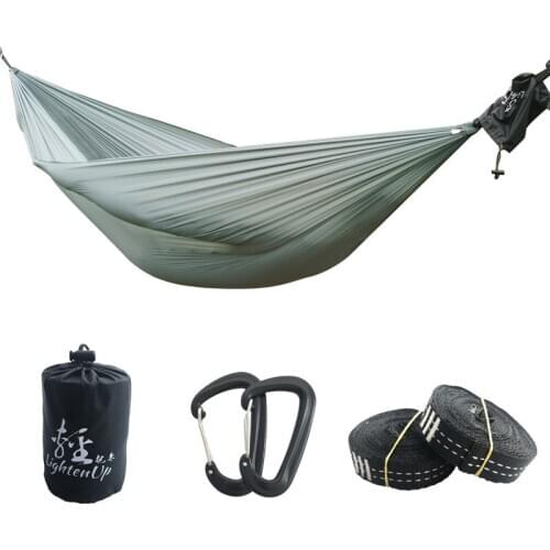 Hammock Bed 220 Lbs Portable Travel Camping Hanging Hammock Swing Lazy Bed Canvas Hammock