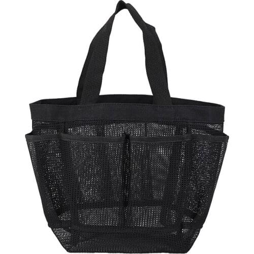 Mesh Shower Caddy Portable for College Dorm Large Bathroom Tote Bag Durable with 8 Pockets CLH@8