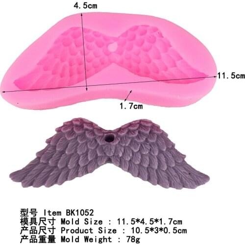 Angel Wing Plaster Aromatherapy Silicone Mold Factory Price Direct Sales