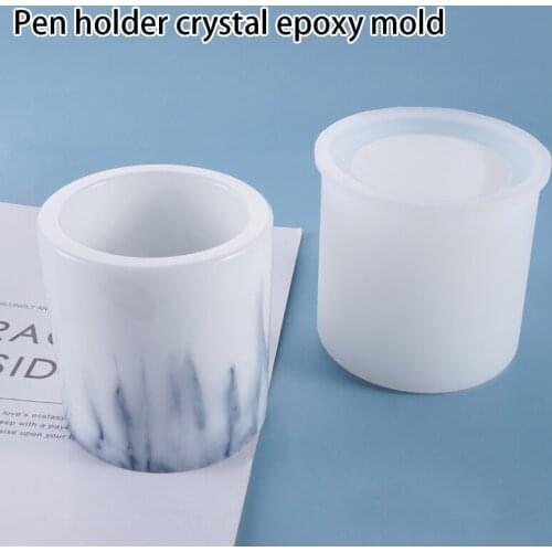 Silicone Stencils DIY Pen Holder Special Decoration Craft Supplies for DIY Resin Epoxy Casting