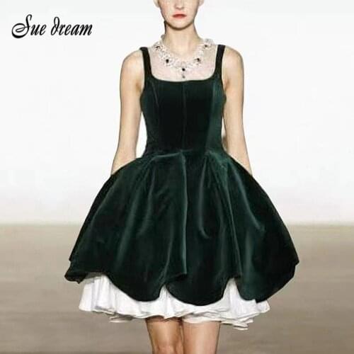 Vintage Velvet Bud Ball Gown Dress 2021 New Summer Womens Sexy Sleeveless Celebrity Runway Party Dress Vestido