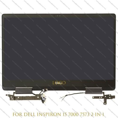15.6" FHD UHD For Dell Inspiron 15 7000 7573 2-in-1 P70F P70F001 LCD Touch Screen Digitizer Replacement Full Assembly With Hings