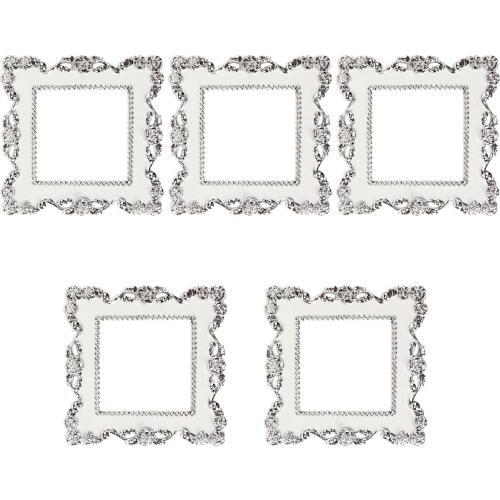 2/5Pcs Resin Single Light Switch Surround Socket Finger Plate Panel Cover Hot for Home Office Decoration