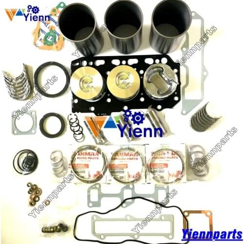 3D78AE 3D78AE-3D Overhaul Rebuild Kit Full Gasket Kit Liner Piston Bearing Ring Set For Komatsu Skid Steer Loader