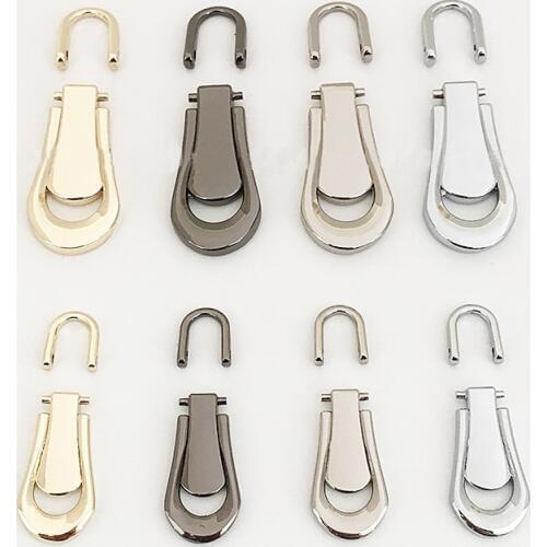 5PCS 3# 5# Metal Zipper Head Zip Puller Detachable Zipper Repair Kits DIY Handmade Craft Quilting Clothing Bags Supplies