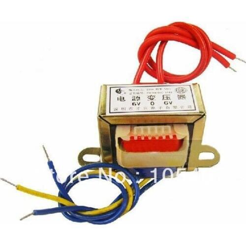 50W EI Ferrite Core Input 220V 380V 50Hz Vertical Mount Electric Power Transformer Output Voltage