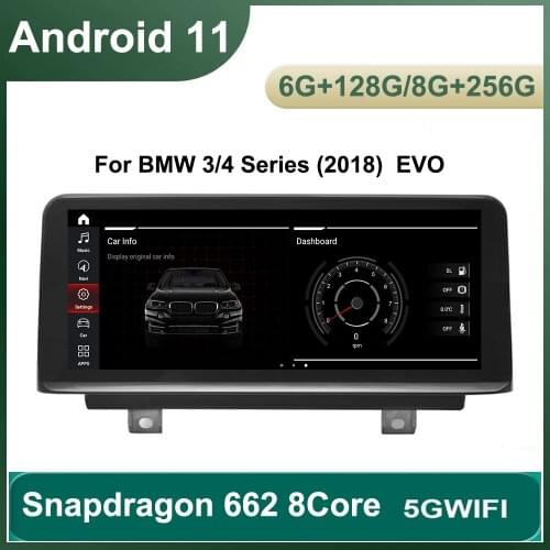Car Radio Multimedia Player For BMW F30 F31 F20 F22 F36 2018-2019 EVO System Unit PC Android 10 Autoradio Navigation GPS LTE 4G