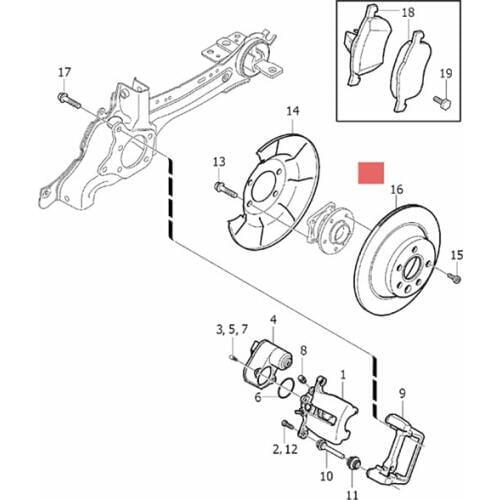 Car Original brake disc -2017vol voX C60 xc60 XC60 xc60 rear brake disc front brake disc 31471033