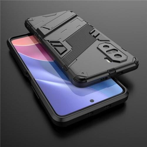 For Cover Xiaomi Mi 11i Case For Mi 11i Capas Shockproof Phone Bumper Hard Kickstand Holder Back Cover For Mi 11i Fundas 6.67"